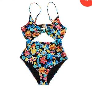 NWT Floral print swimsuit